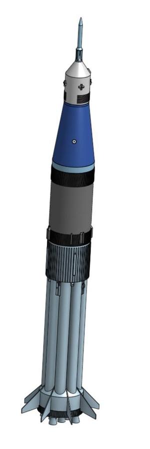 Saturn IB in 1/200