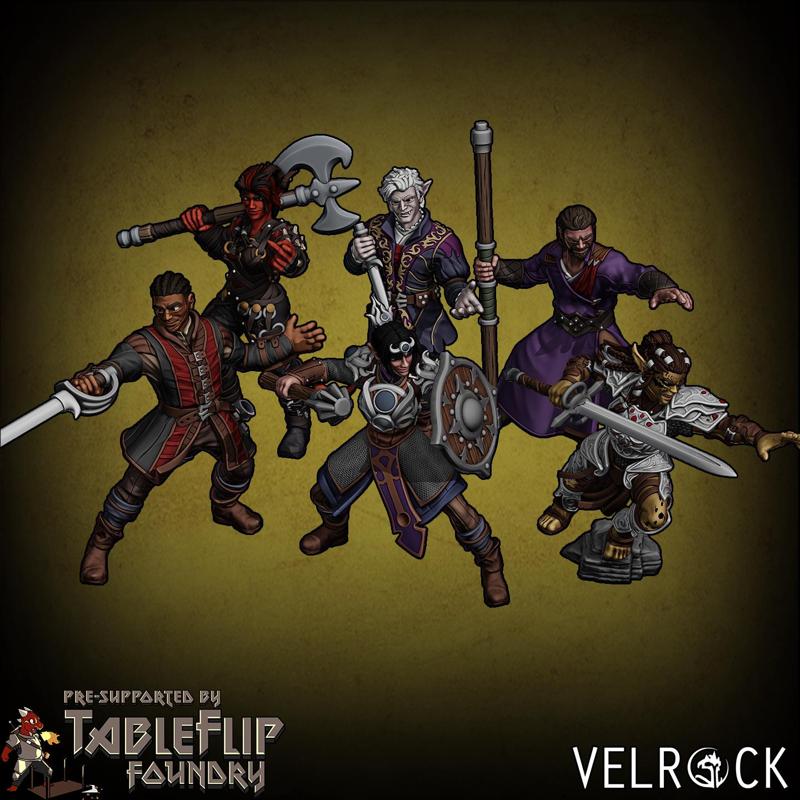Heroes of the Gate, with Alternate Poses (PRESUPPORTED)