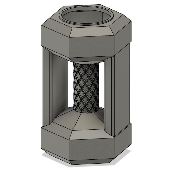 DIY Concrete Dumbbell Shell 2