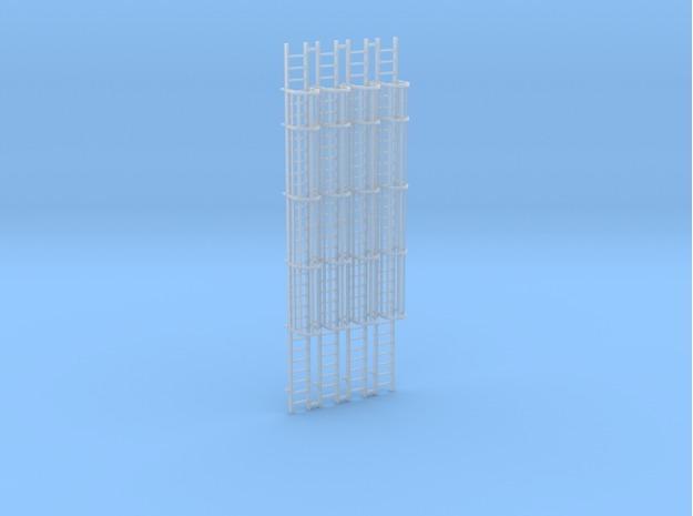 N Scale - (4) 30' Caged Ladder to Top