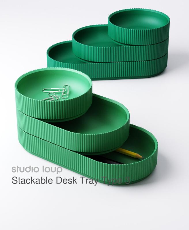Stackable Desk Tray Type 3