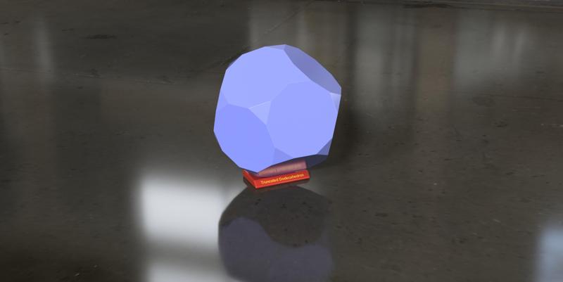 Truncated Dodecahedron Solid