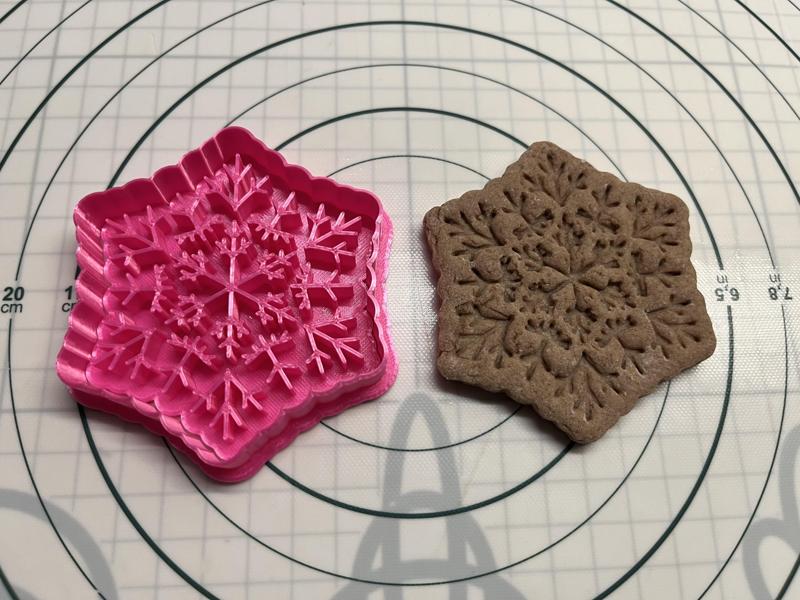 Snowflake 3 cookie cutter