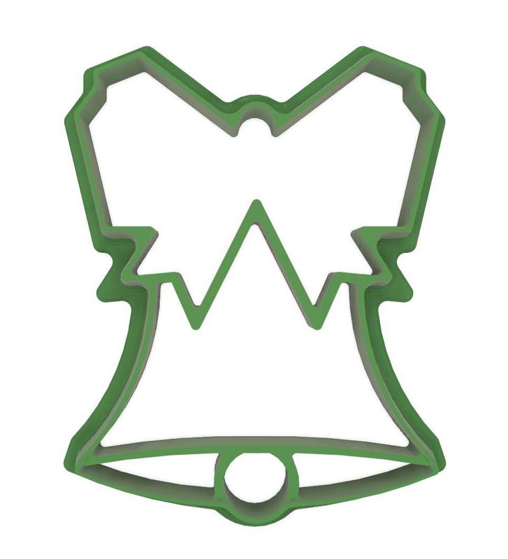 Baking - Cookie Cutter - Christmas Bell with Ribbon