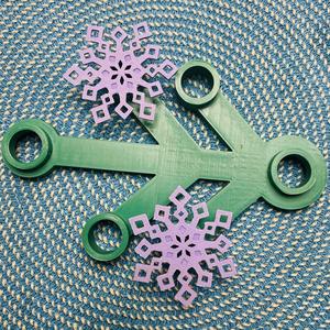 Snowflake for Giant LEGO Wreath (Christmas)