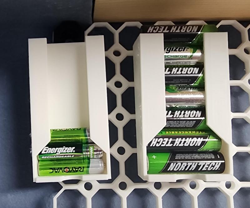Multiboard & Hex (HSW) Wall Battery Holder Using Multiconnect