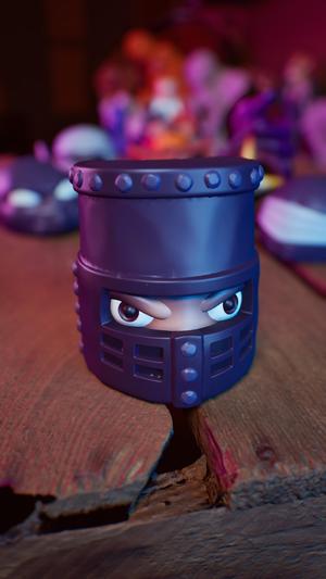 Li'l Black Knight - #MASKtober - Monty Python Classic Film Fanart Collectible