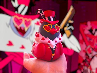 Valentino Duck - Hazbin Hotel Rubber Ducky