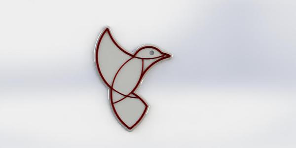Hummingbird keychain