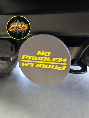 Problem / No Problem Jeep Trailer Hitch Cover