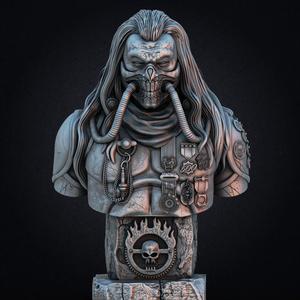 Immortan Joe bust - Mad Max (Pre-Supported)