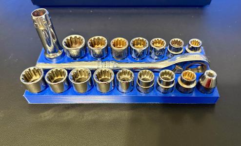 Husky 3/8 Pass through Ratchet and Socket Set Holder