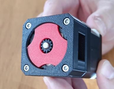 Planetary Reduction Gear for NEMA 17 with Ratio of 5:1 and 25 GT2 Teeth
