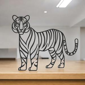 Tiger Line Art - Desktop Line Art