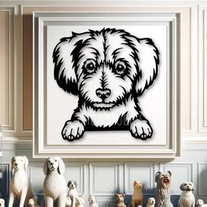 maltese puppy wall art maltese wall decor dog decoration