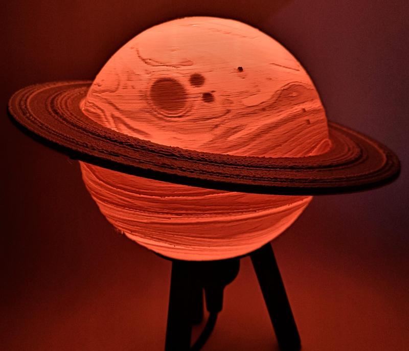 Saturn Lithopanes