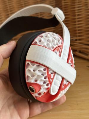 Gyroid Cones for Head(amame) Headphones - Single Extruder Files