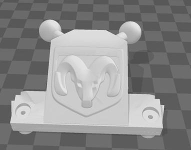 Ram 1500 Double Ball Phone mount
