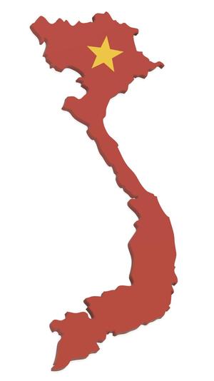 Vietnam Country Magnet (parametric)