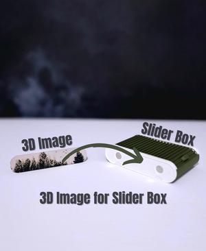 Mountain & Woods - 3D Image for Slider Box 