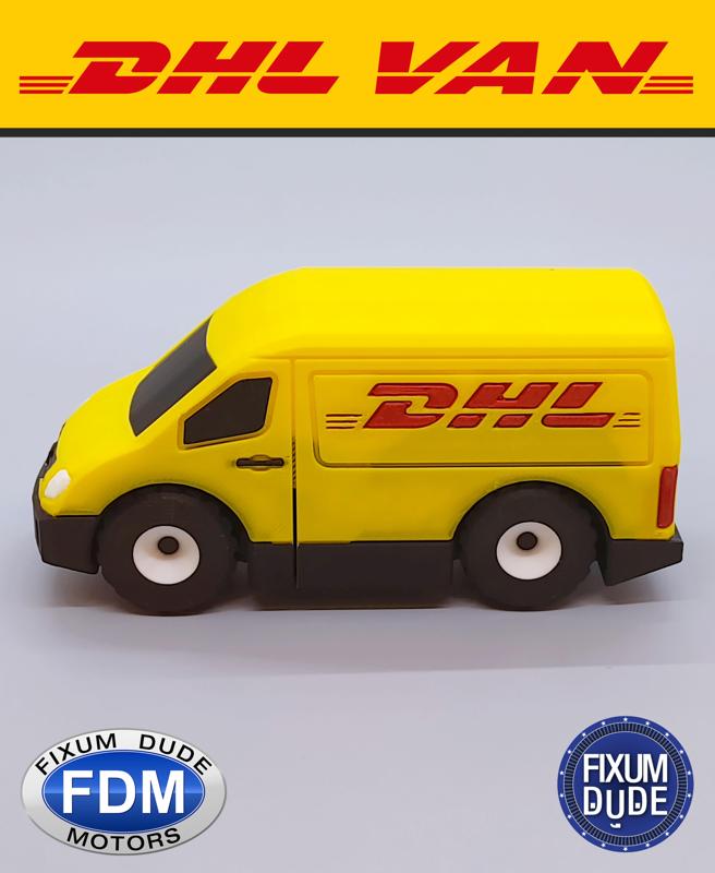 Fixum Dude Motors PIP DHL Delivery Van
