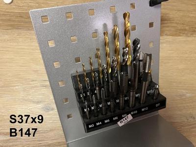 S37x9 – B147   –   Gewindebohrer – Sortiment   –   M3 – M12