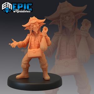 Goblin Pirate Trading / Green Skin Army Soldier / Corsair Master / Male Captain