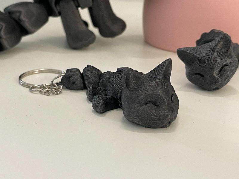 Articulated Meow Keychain