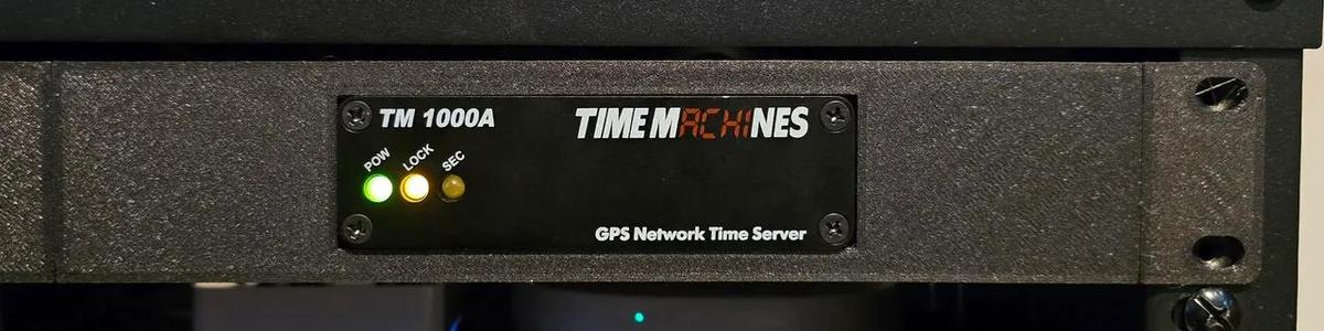 ESRack module for Time Machines TM1000A GPS/Network Time Server