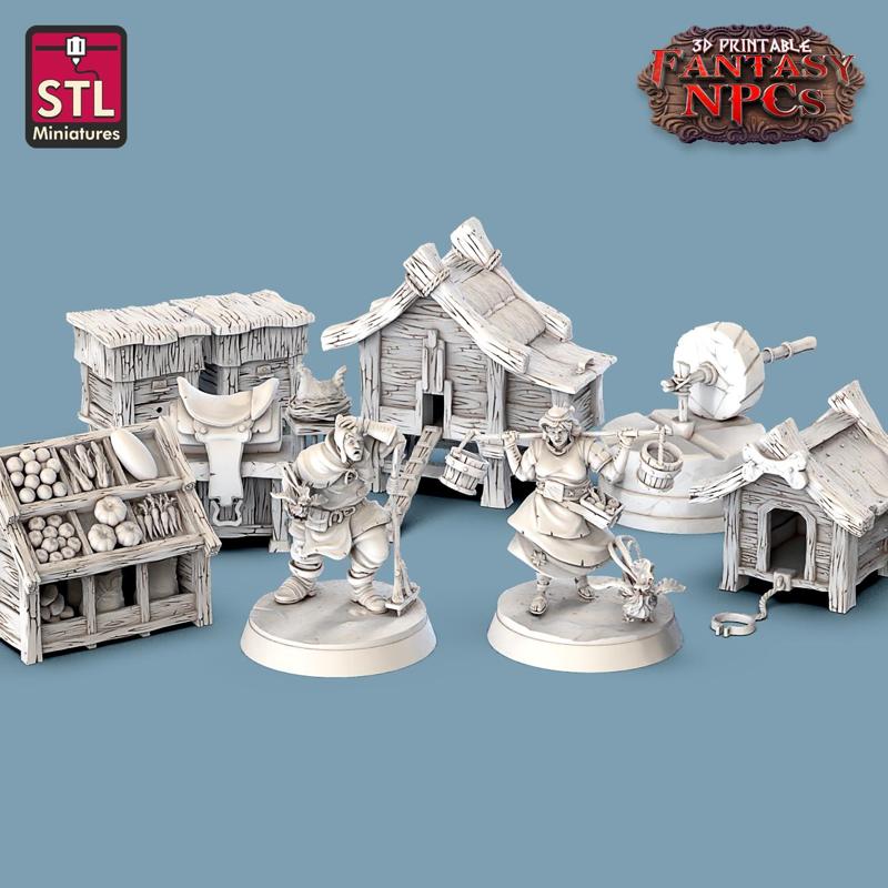 Fantasy NPCs – Farmer Set