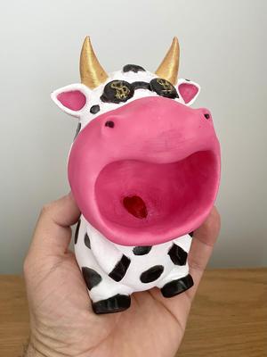 Big Mouth Cow Organizer / Planter 2 Versions