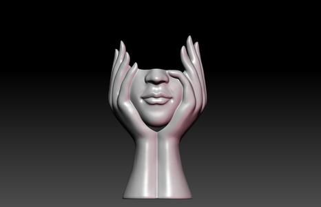 Vase – the girls face