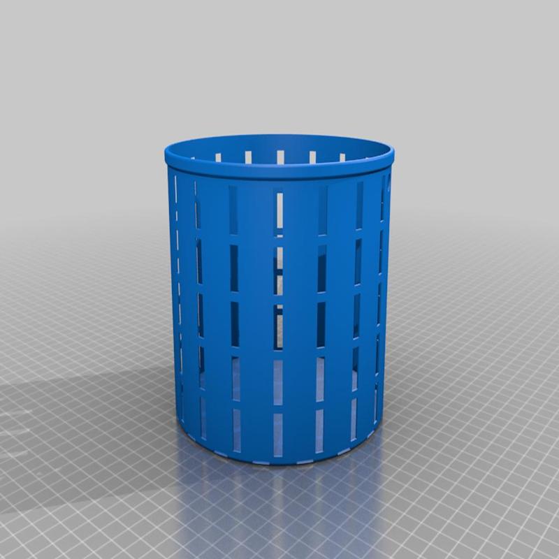 Resin Prints Drain Basket Cylinder