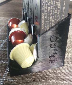 Coffe Pod Dispenser For 4x Nespresso Sleeves