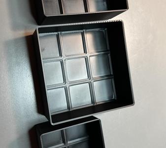 Lightweight Stackable Gridfinity Bins (7u)