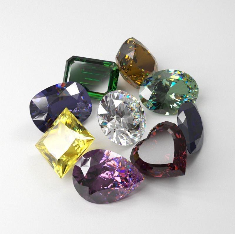Kinds of precious stone cut