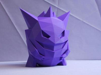 Gengar Low-poly Pokemon
