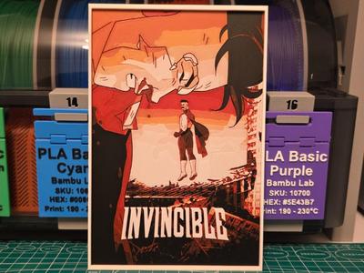 Invincible Poster - Hueforge Art