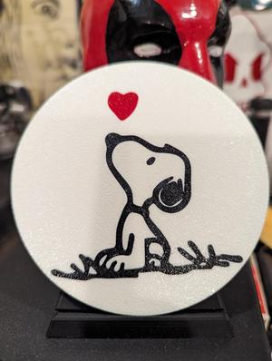Snoopy "Heart" Coaster Love