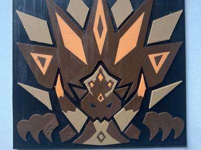 PLAQUE AKANTOR MONSTER HUNTER 4 ULTIMATE