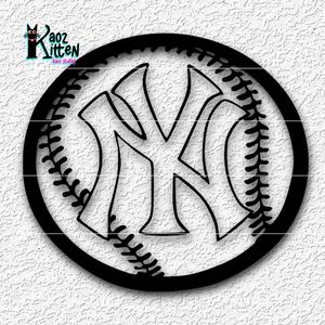 New York Yankees Baseball Logo wall art Sports Team Sign