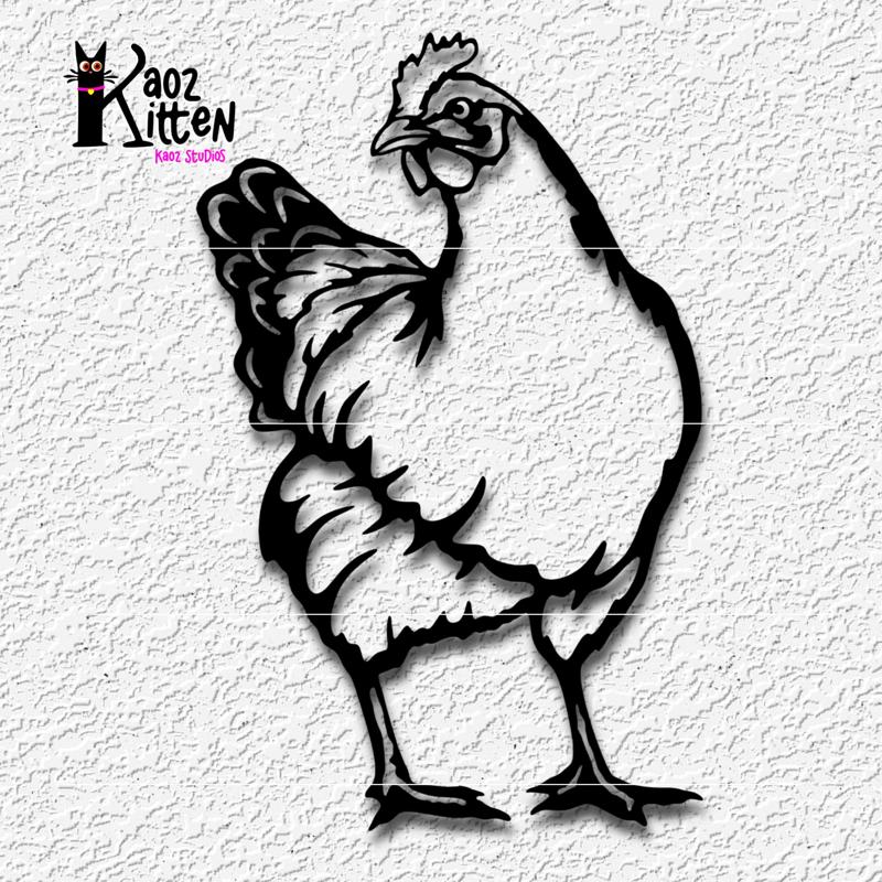 Chicken wall art Hen wall decor ranchhouse decoration