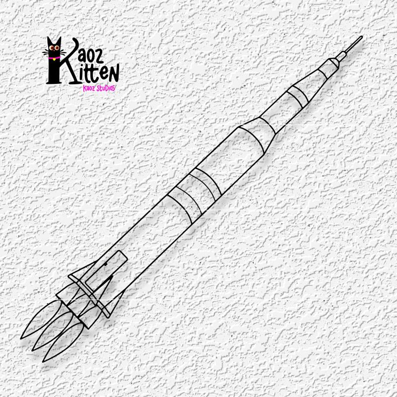 rocket wall art spacex decor nasa decoration