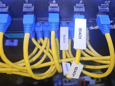 Another ethernet cable label holder