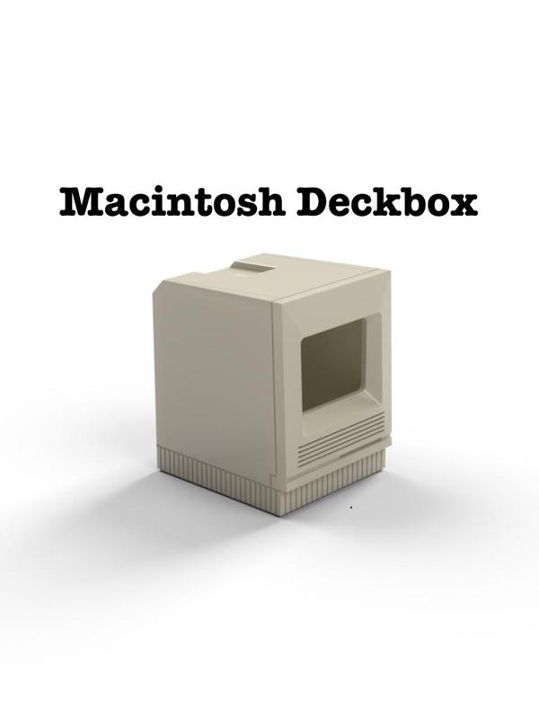 Retro computer inspired deckbox