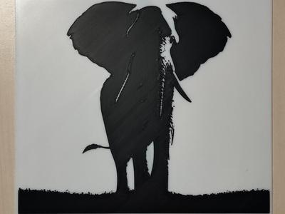 Roaming Elephant Wall Art