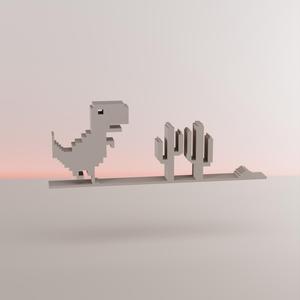 Chrome Dino scene