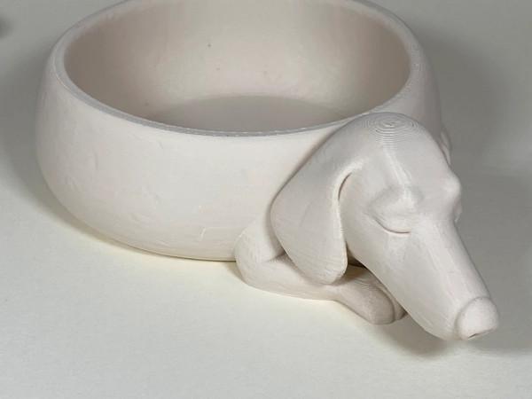 Sleepy Sausage Bowl – Dachshund-Inspired Organizer