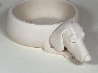 Sleepy Sausage Bowl – Dachshund-Inspired Organizer