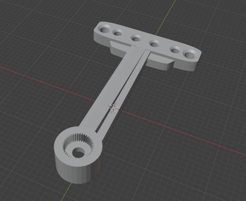 UPDATED-LDRC steering arm (ACXWA)